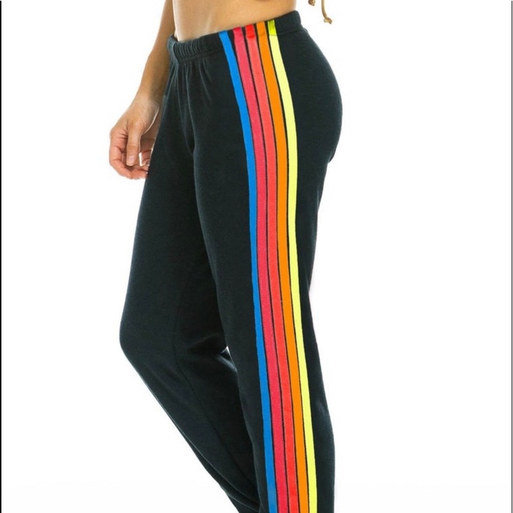 Aviator nation neon sweatpants